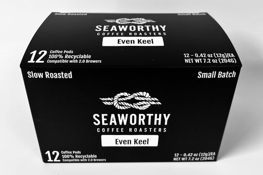 Seaworthy Coffee Roasters Coffee Pod Kcup Box Even Keel